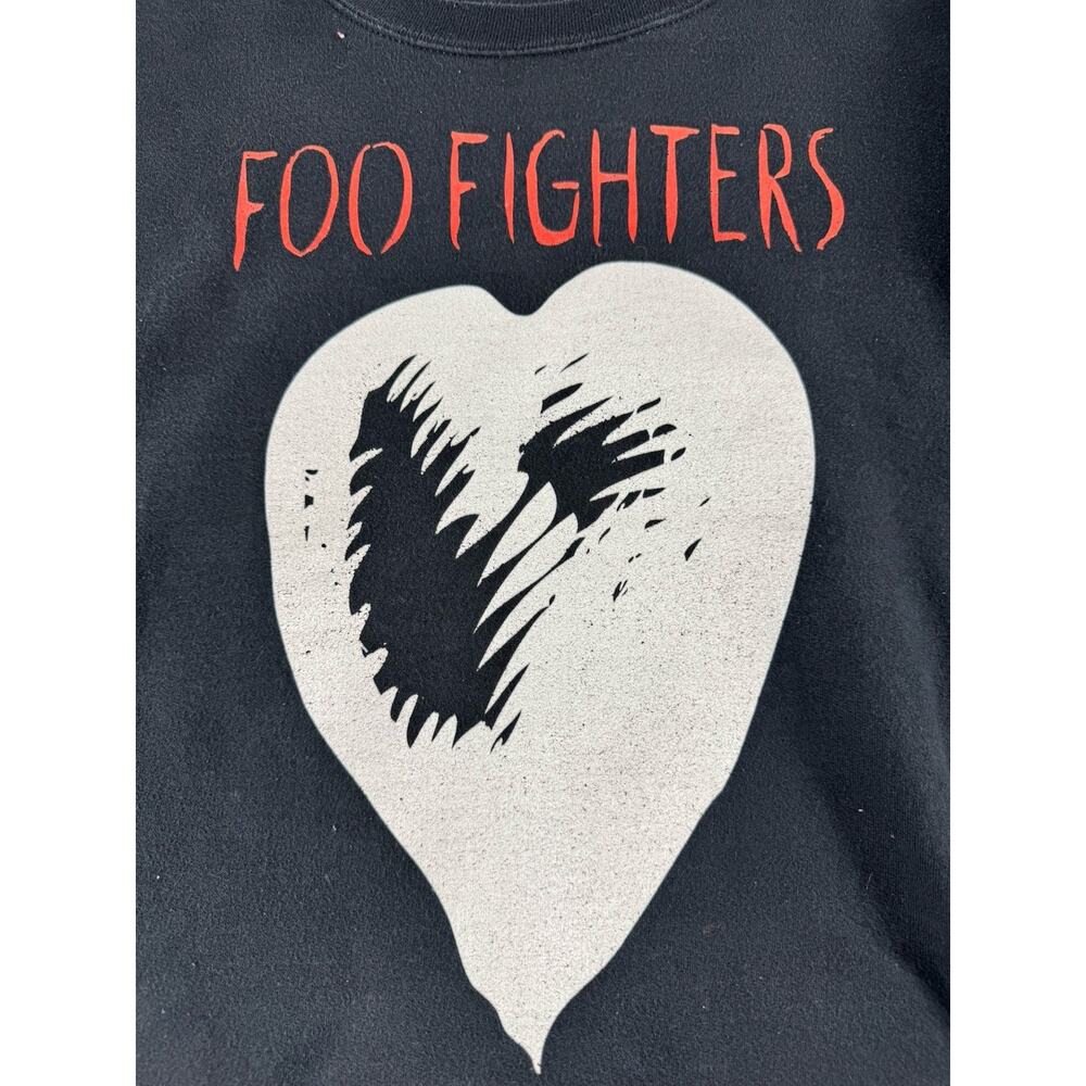 Foo Fighters Men’s Port Authority Black Sweatshirt Crewneck